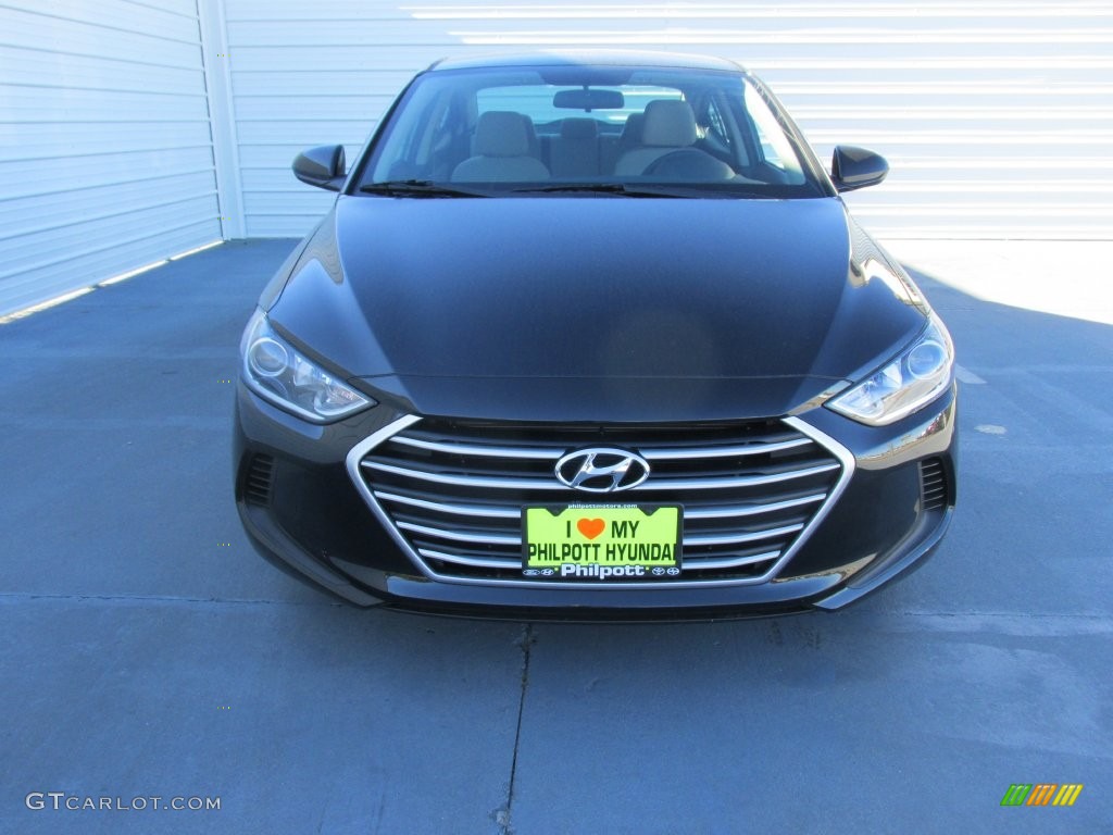 2017 Elantra SE - Black / Beige photo #8