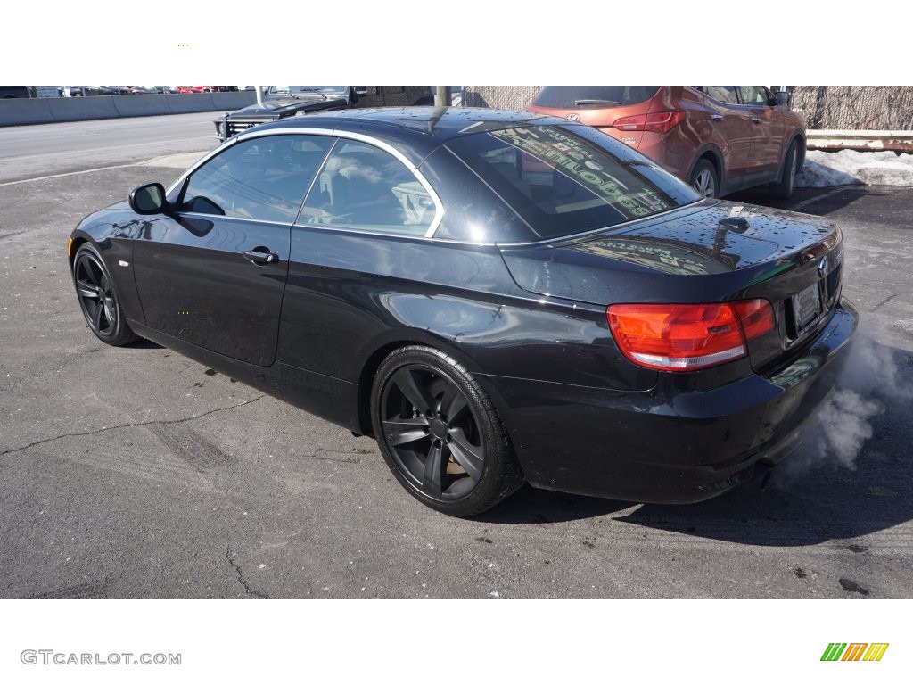 2010 3 Series 335i Convertible - Jet Black / Cream Beige photo #3