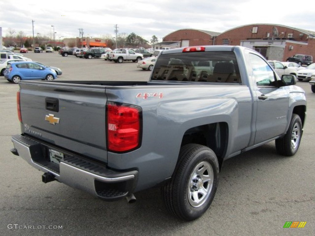 2016 Silverado 1500 LS Regular Cab 4x4 - Slate Grey Metallic / Dark Ash/Jet Black photo #5