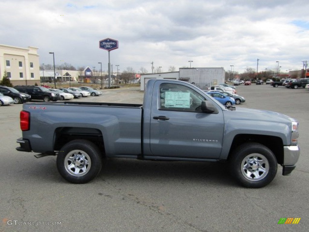 2016 Silverado 1500 LS Regular Cab 4x4 - Slate Grey Metallic / Dark Ash/Jet Black photo #6