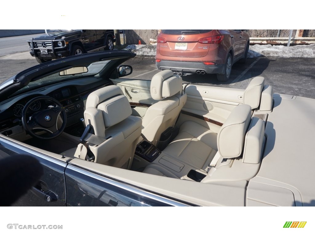 2010 3 Series 335i Convertible - Jet Black / Cream Beige photo #7