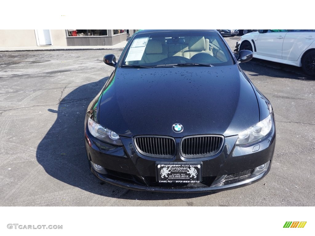 2010 3 Series 335i Convertible - Jet Black / Cream Beige photo #19