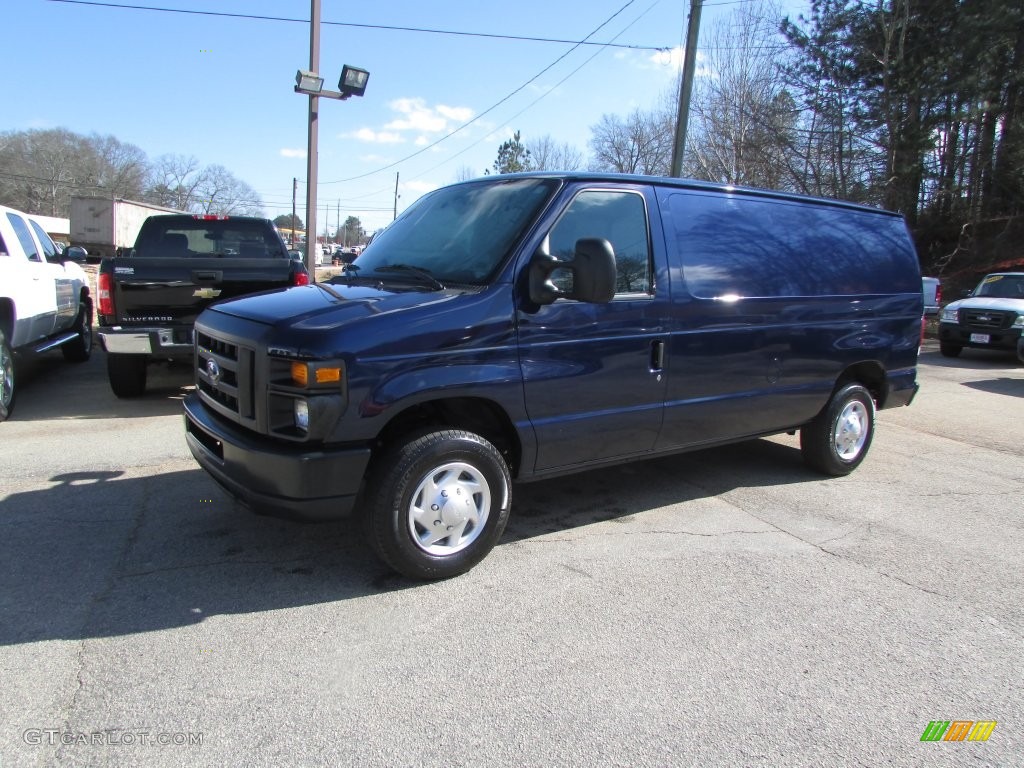 Dark Blue Pearl Metallic 2011 Ford E Series Van E150 Commercial Exterior Photo #110698630