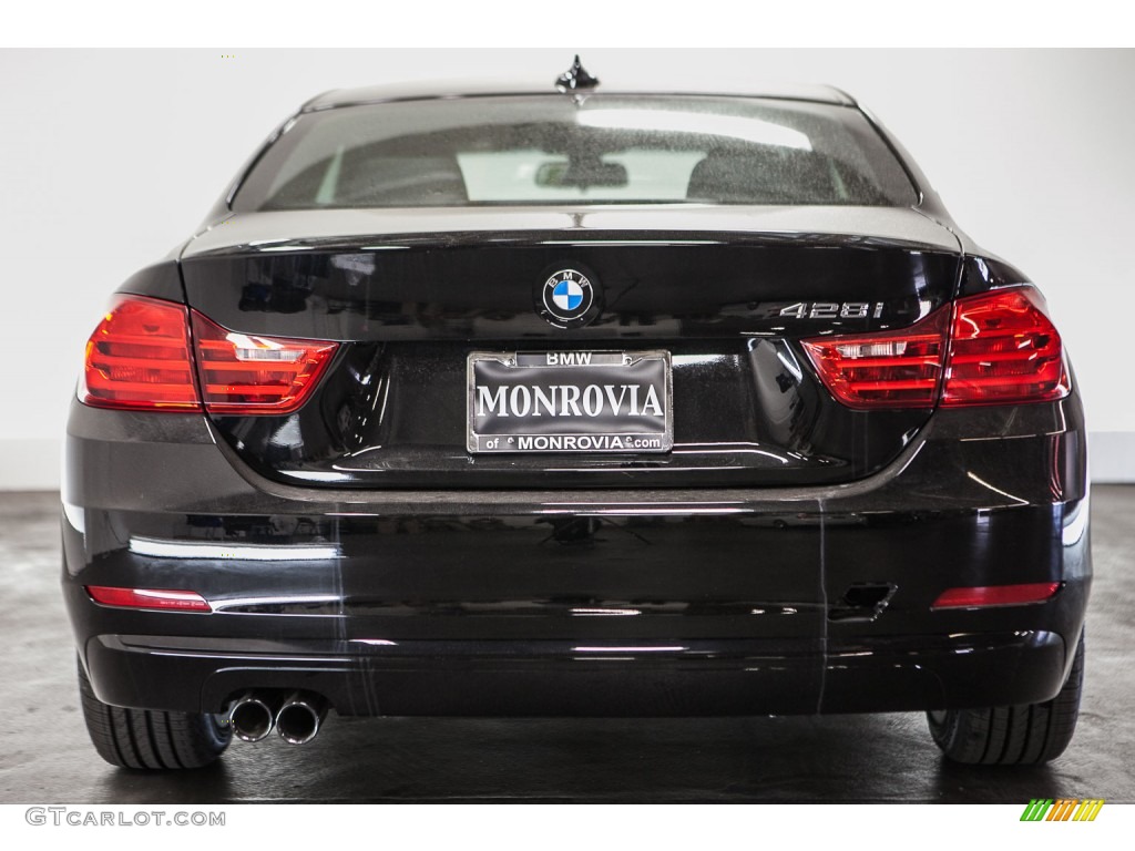 2016 4 Series 428i Coupe - Jet Black / Black photo #3