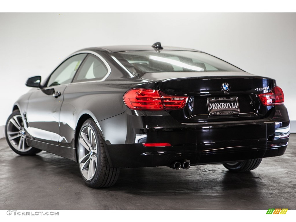 2016 4 Series 428i Coupe - Jet Black / Black photo #4