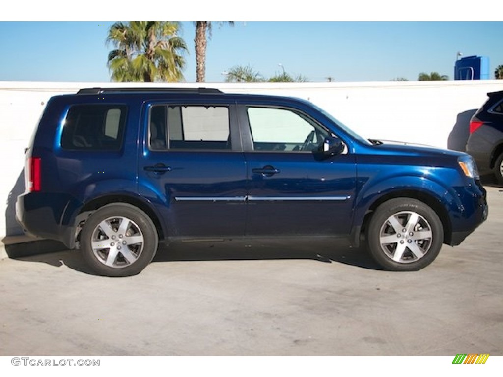 Obsidian Blue Pearl 2013 Honda Pilot Touring Exterior Photo #110703559