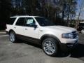 White Platinum Metallic Tricoat 2016 Ford Expedition King Ranch