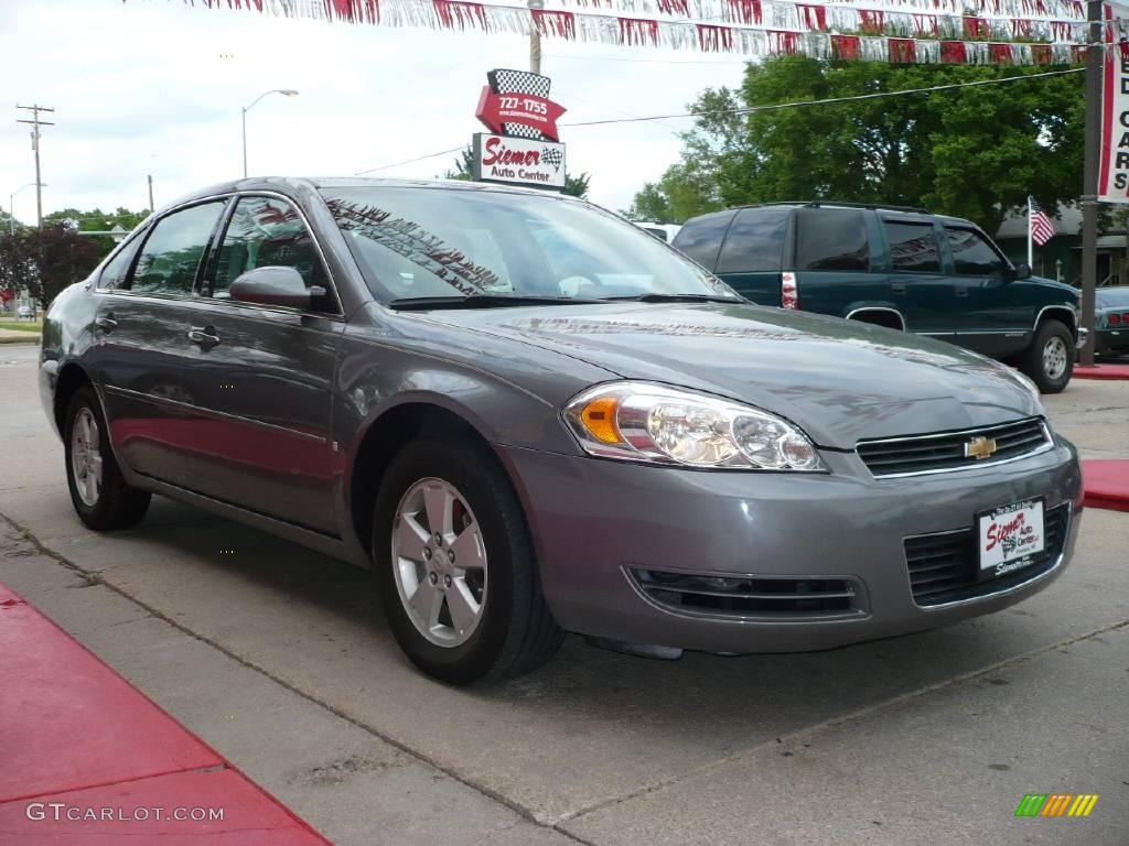 2007 Impala LT - Dark Silver Metallic / Gray photo #3