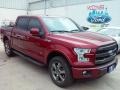 2016 Ruby Red Ford F150 Lariat SuperCrew 4x4  photo #1