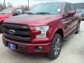 2016 Ruby Red Ford F150 Lariat SuperCrew 4x4  photo #23