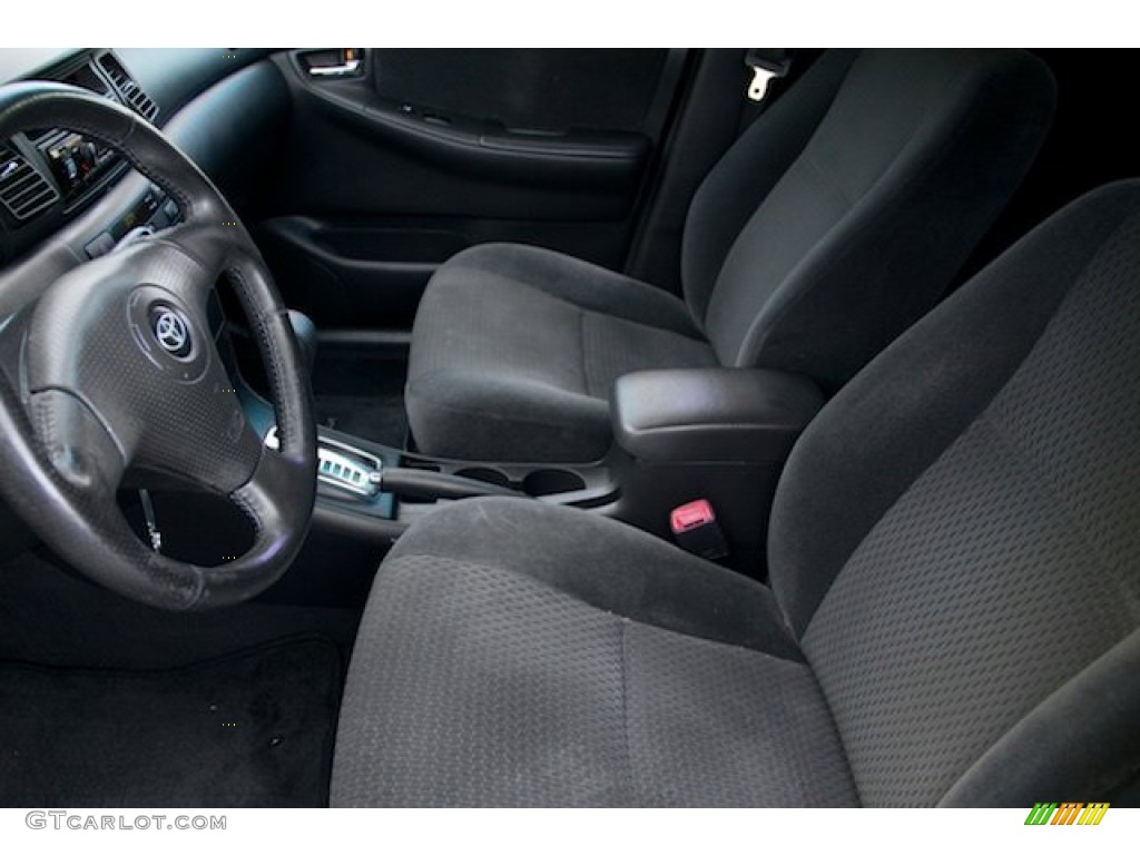 2007 Corolla S - Black Sand Pearl / Dark Charcoal photo #3
