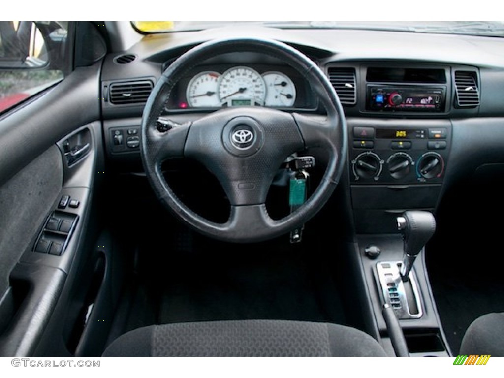 2007 Corolla S - Black Sand Pearl / Dark Charcoal photo #5