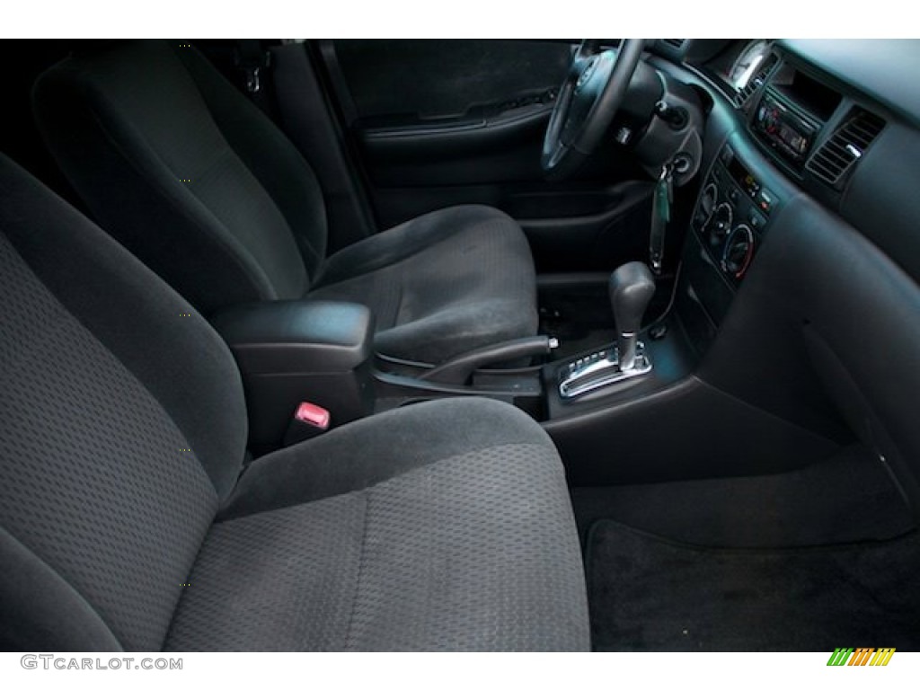 2007 Corolla S - Black Sand Pearl / Dark Charcoal photo #16