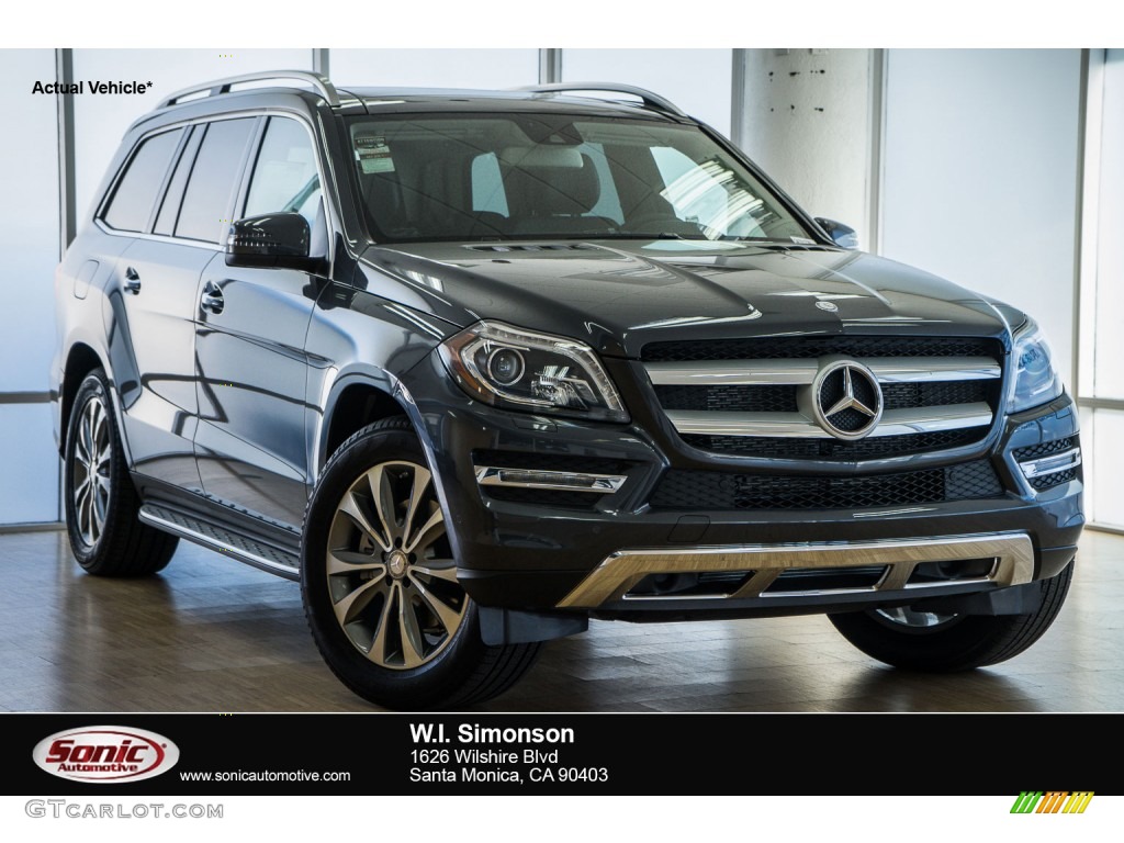 2016 GL 450 4Matic - Steel Grey Metallic / Black photo #1