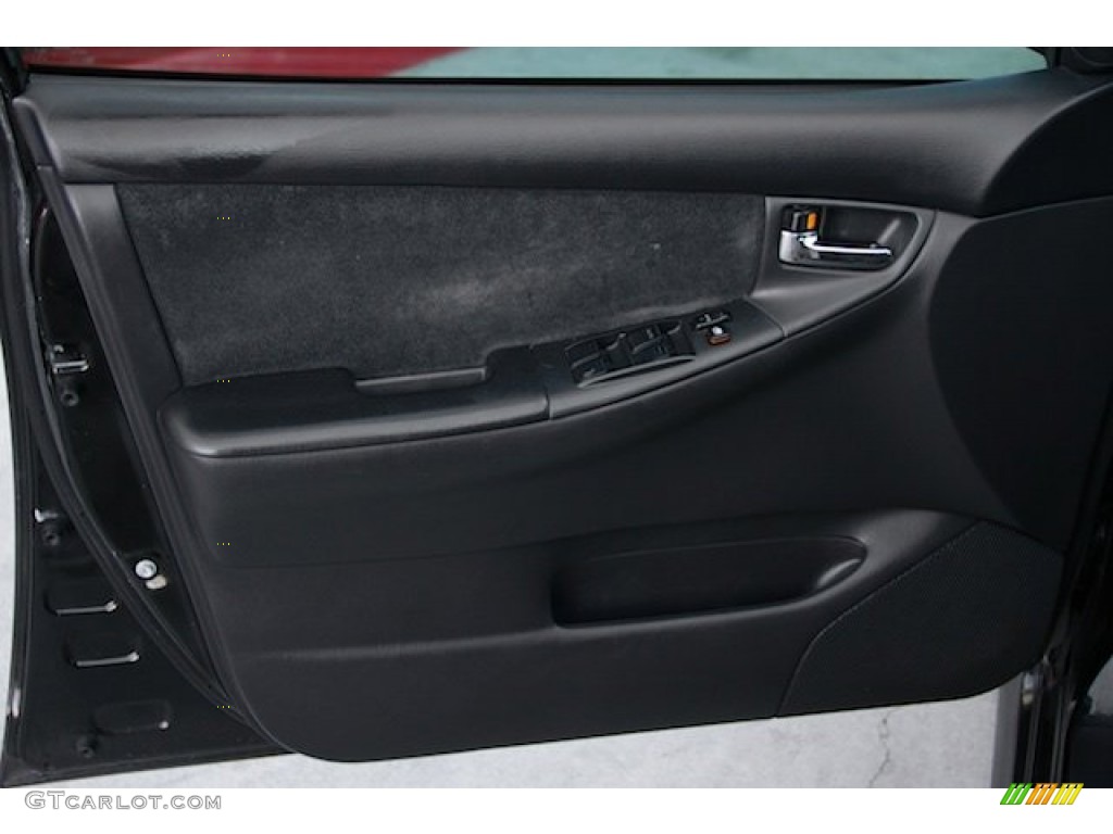 2007 Corolla S - Black Sand Pearl / Dark Charcoal photo #19