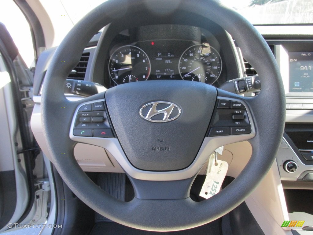 2017 Elantra SE - Beige / Beige photo #28
