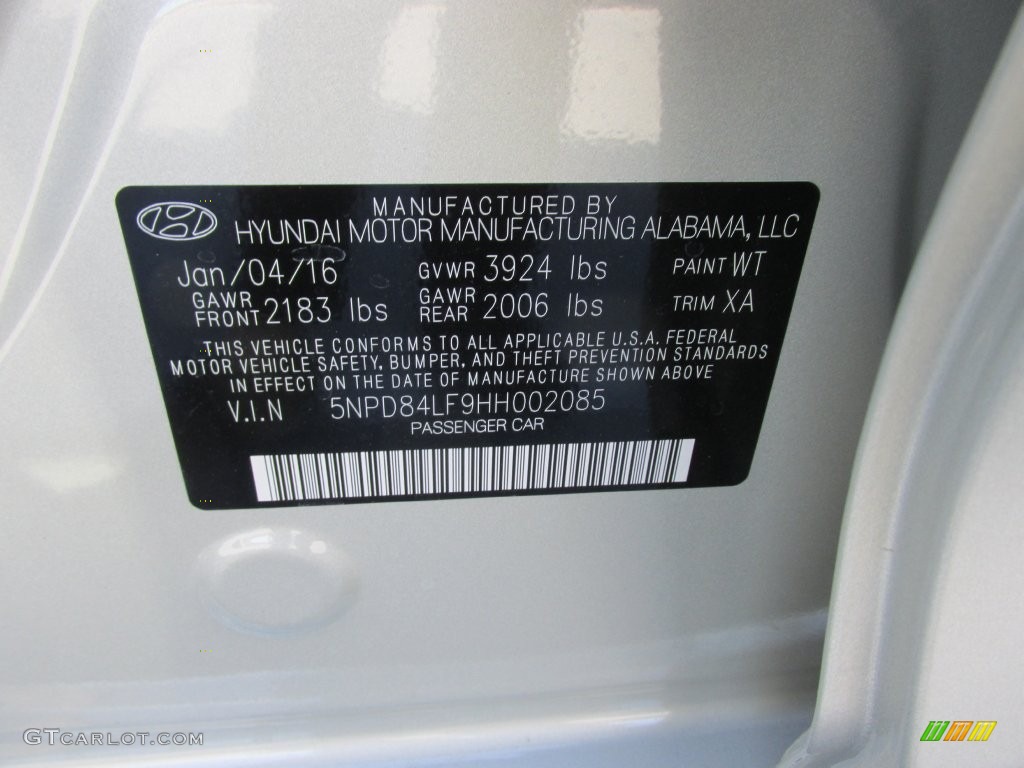 2017 Elantra SE - Beige / Beige photo #31