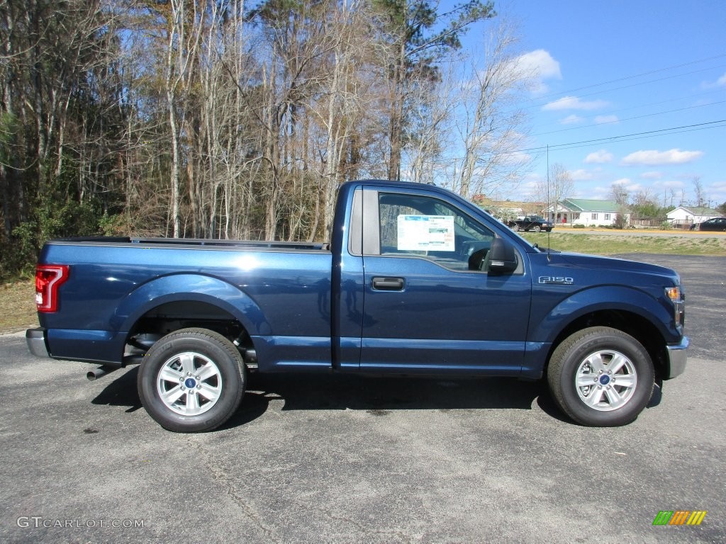 Blue Jeans 2016 Ford F150 XLT Regular Cab 4x4 Exterior Photo #110707852