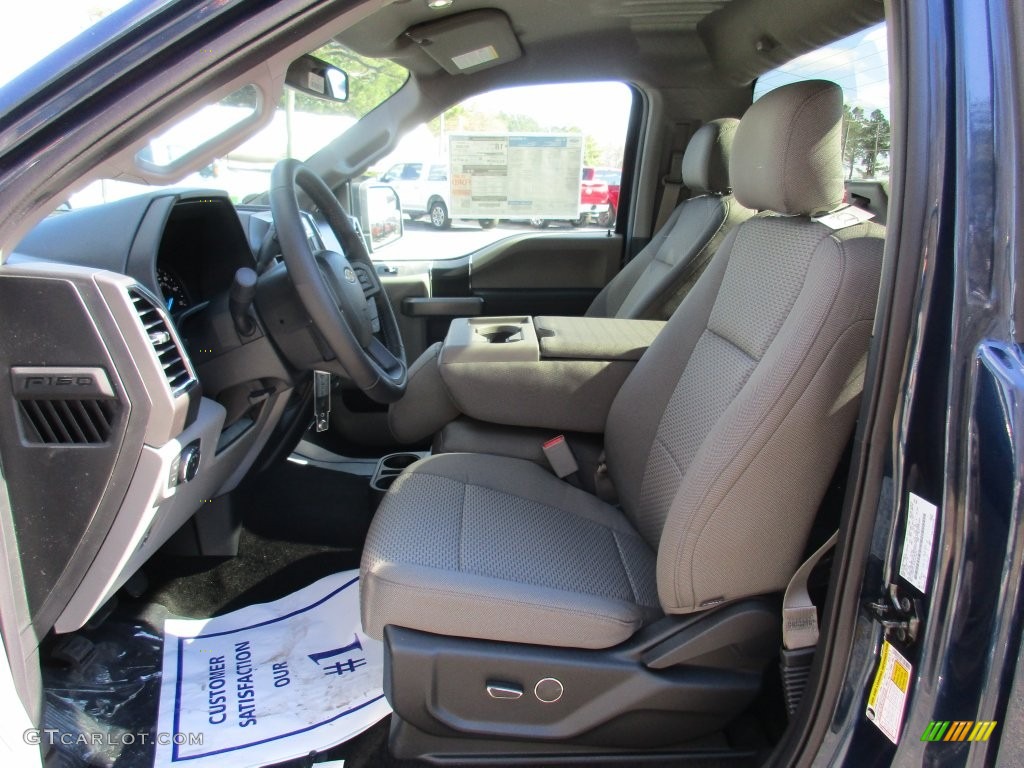 2016 F150 XLT Regular Cab 4x4 - Blue Jeans / Medium Earth Gray photo #15