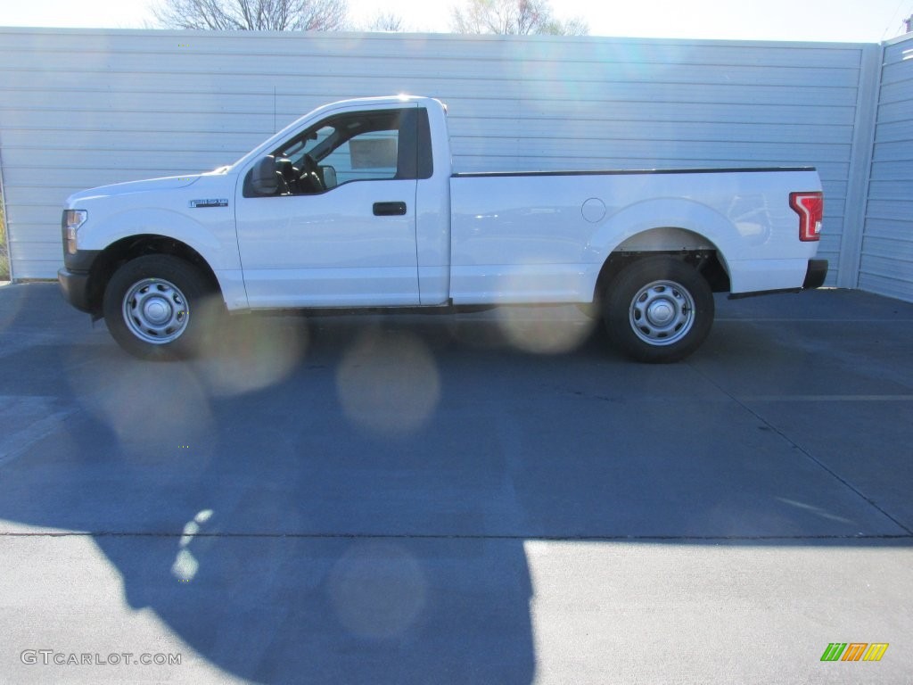 2016 F150 XL Regular Cab - Oxford White / Medium Earth Gray photo #6