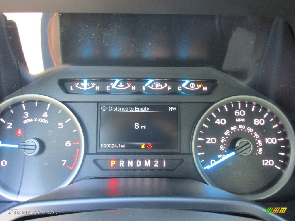 2016 F150 XLT Regular Cab 4x4 - Blue Jeans / Medium Earth Gray photo #30