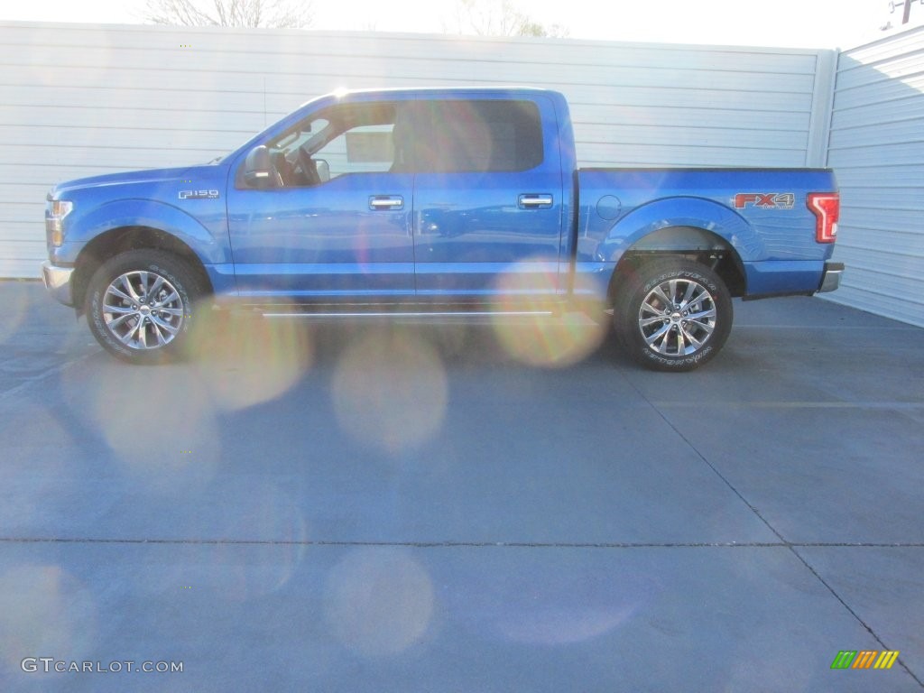 2016 F150 XLT SuperCrew 4x4 - Blue Flame / Medium Earth Gray photo #6