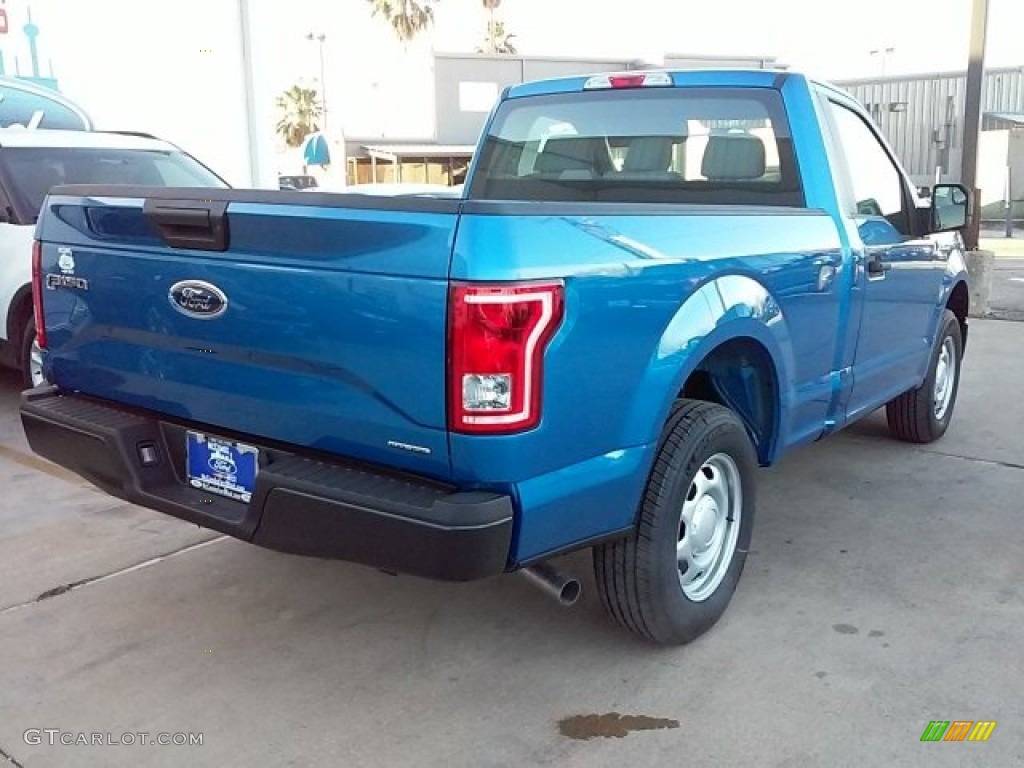 2016 F150 XL Regular Cab - Blue Flame / Medium Earth Gray photo #11