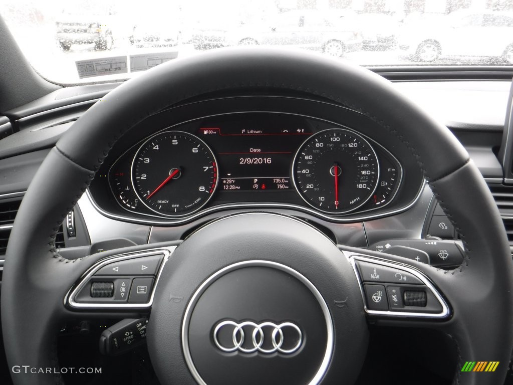 2016 A6 2.0 TFSI Premium Plus quattro - Glacier White Metallic / Black photo #28