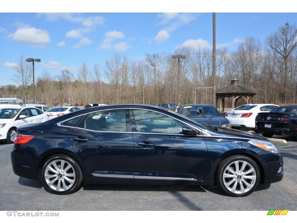 2012 Azera  - Midnight Blue Pearl / Camel photo #2