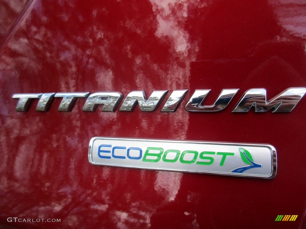 2016 Fusion Titanium - Ruby Red Metallic / Charcoal Black photo #9