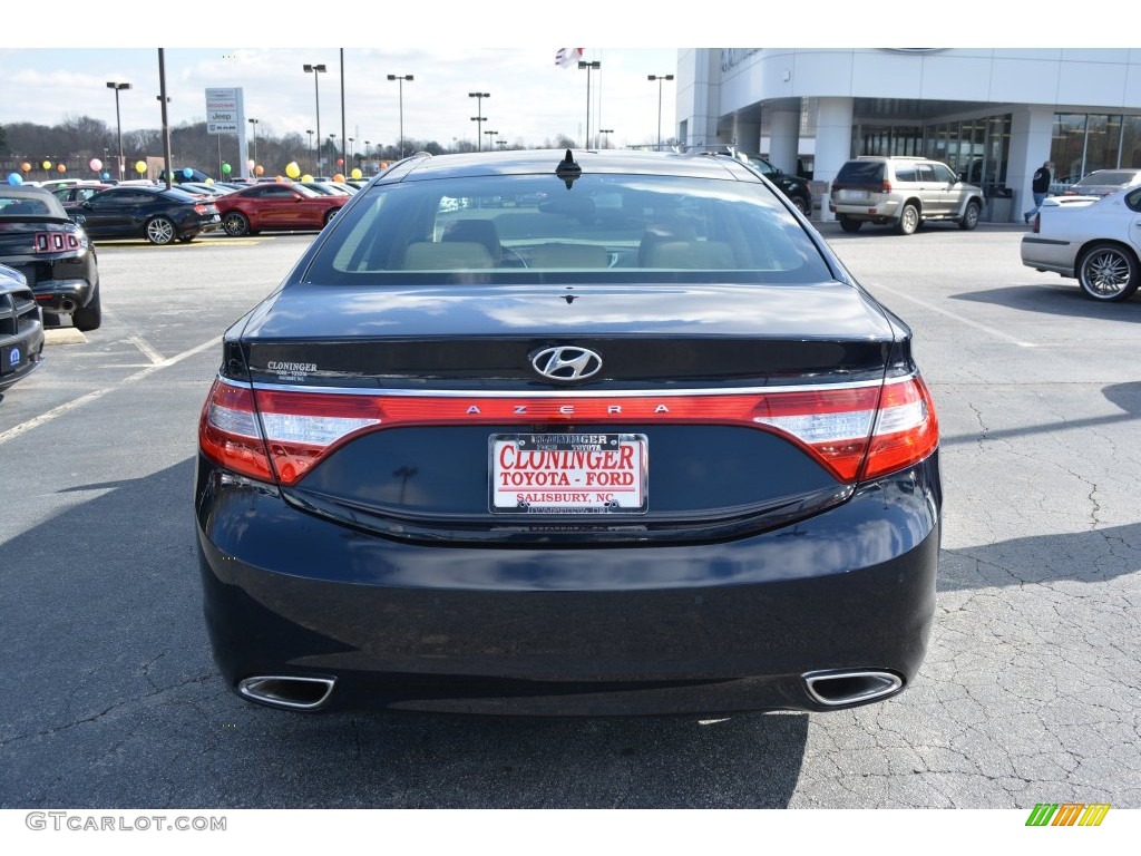 2012 Azera  - Midnight Blue Pearl / Camel photo #4