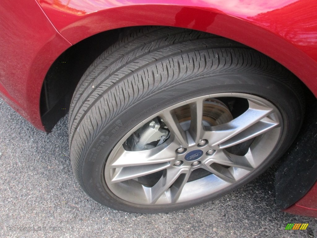 2016 Fusion Titanium - Ruby Red Metallic / Charcoal Black photo #12