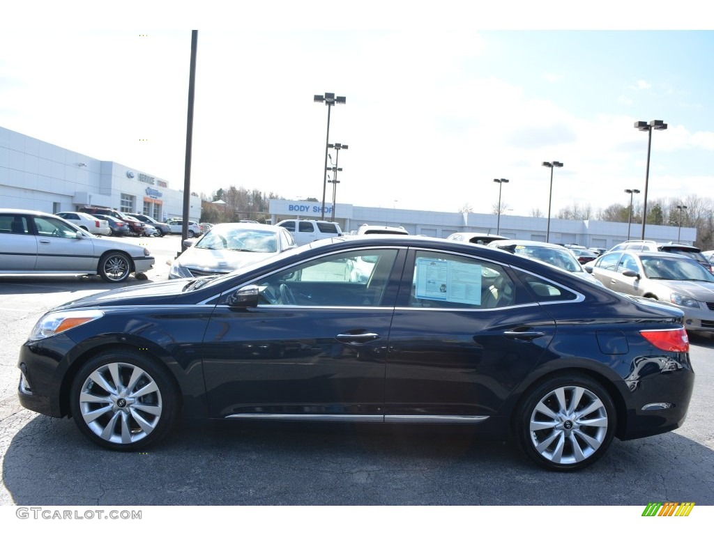 2012 Azera  - Midnight Blue Pearl / Camel photo #6