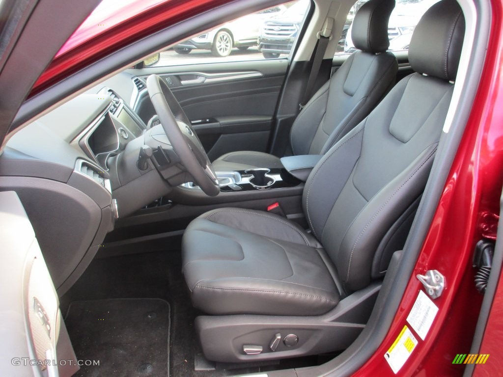 2016 Fusion Titanium - Ruby Red Metallic / Charcoal Black photo #13