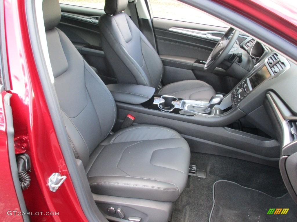 2016 Fusion Titanium - Ruby Red Metallic / Charcoal Black photo #18