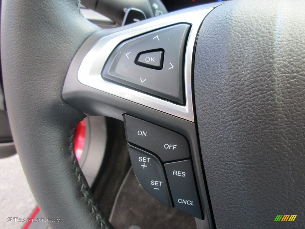 2016 Fusion Titanium - Ruby Red Metallic / Charcoal Black photo #30