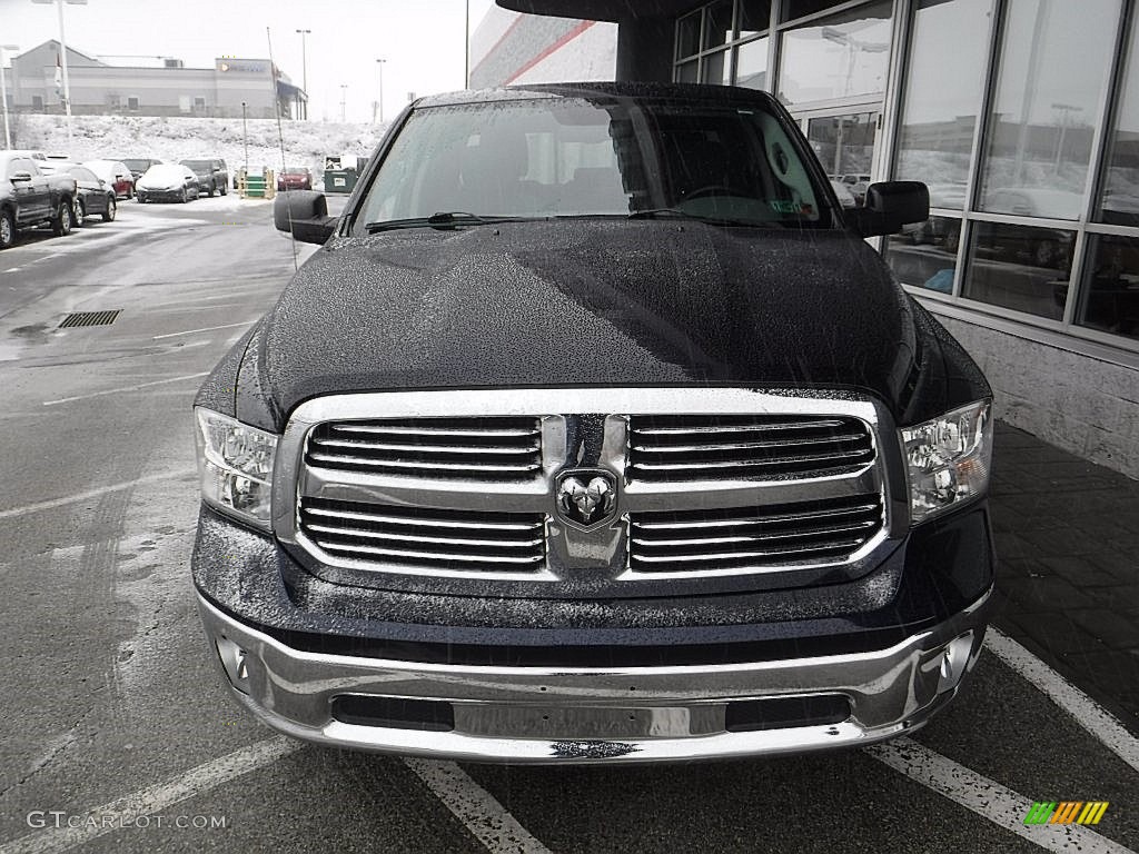 2013 1500 SLT Quad Cab 4x4 - True Blue Pearl / Black/Diesel Gray photo #5