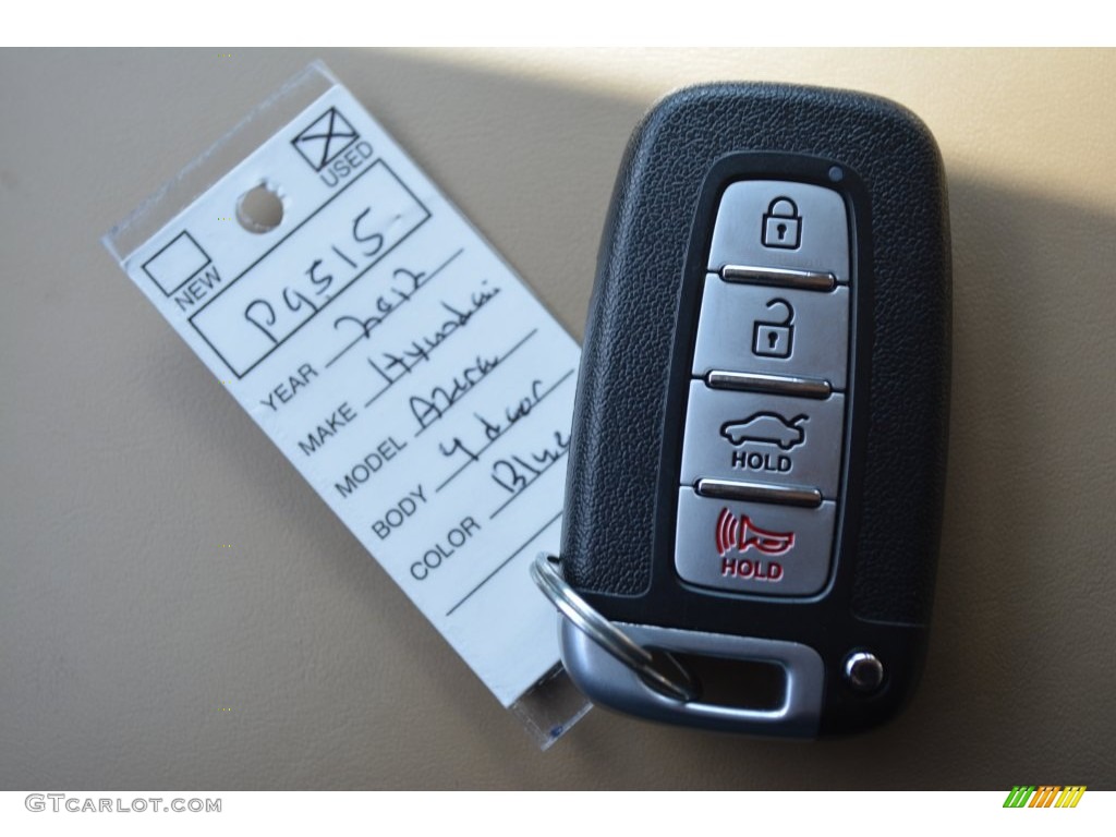 2012 Azera  - Midnight Blue Pearl / Camel photo #29