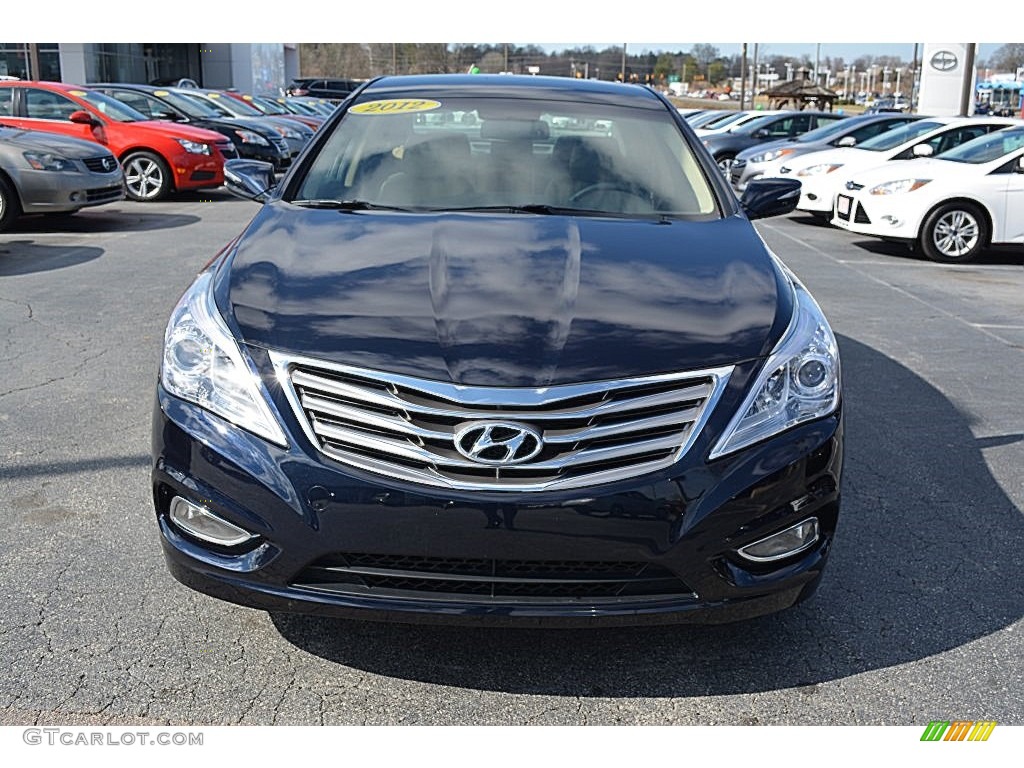 2012 Azera  - Midnight Blue Pearl / Camel photo #30