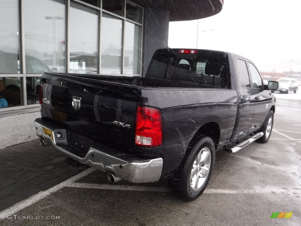 2013 1500 SLT Quad Cab 4x4 - True Blue Pearl / Black/Diesel Gray photo #10