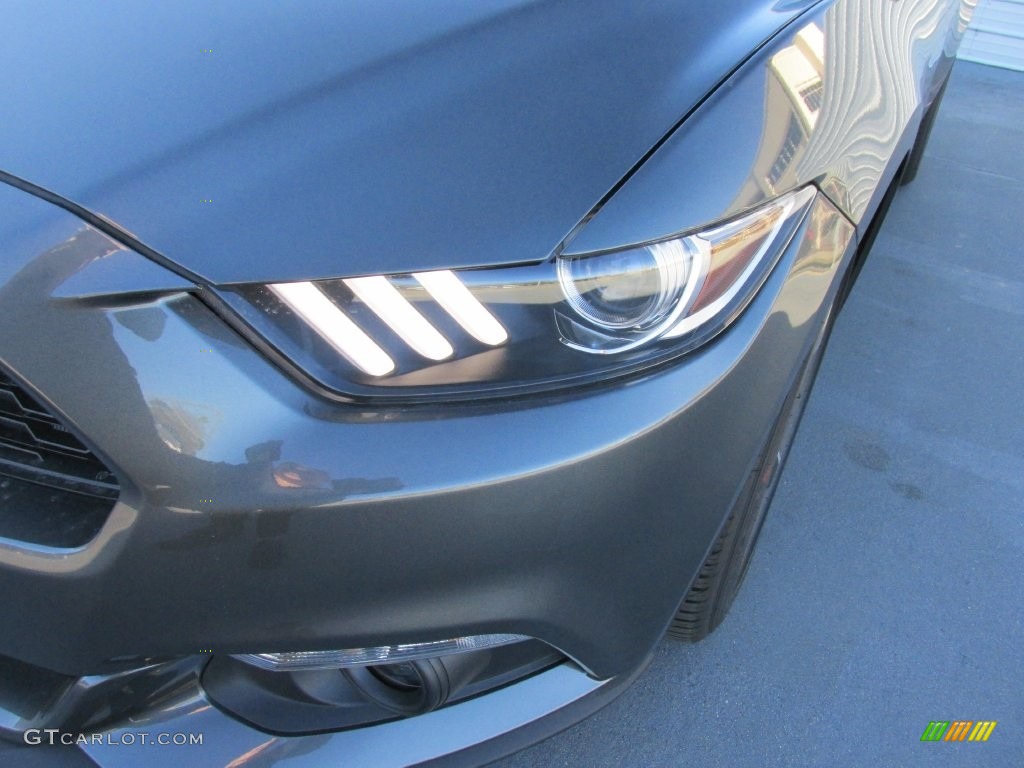 2016 Mustang V6 Coupe - Magnetic Metallic / Ebony photo #9