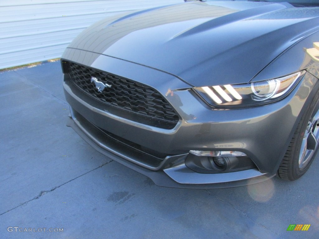 2016 Mustang V6 Coupe - Magnetic Metallic / Ebony photo #10