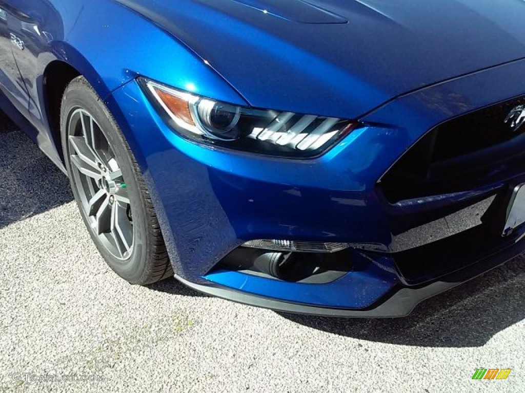 2016 Mustang GT Coupe - Deep Impact Blue Metallic / Ebony photo #2