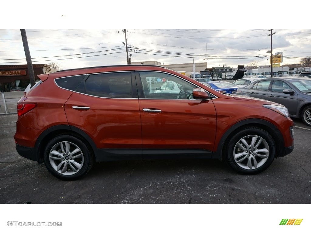 2014 Santa Fe Sport 2.0T AWD - Canyon Copper / Beige photo #5