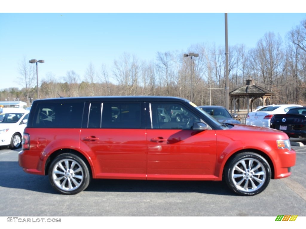 2012 Flex Limited - Red Candy Metallic / Charcoal Black photo #2