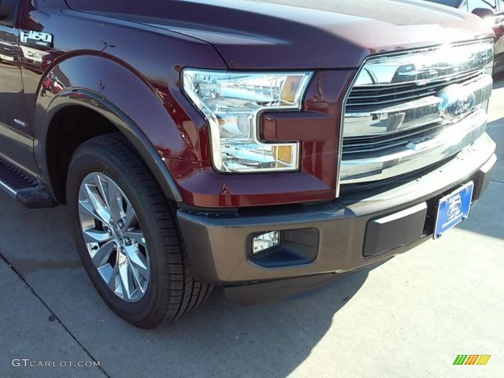 2016 F150 Lariat SuperCrew - Bronze Fire / Medium Light Camel photo #3