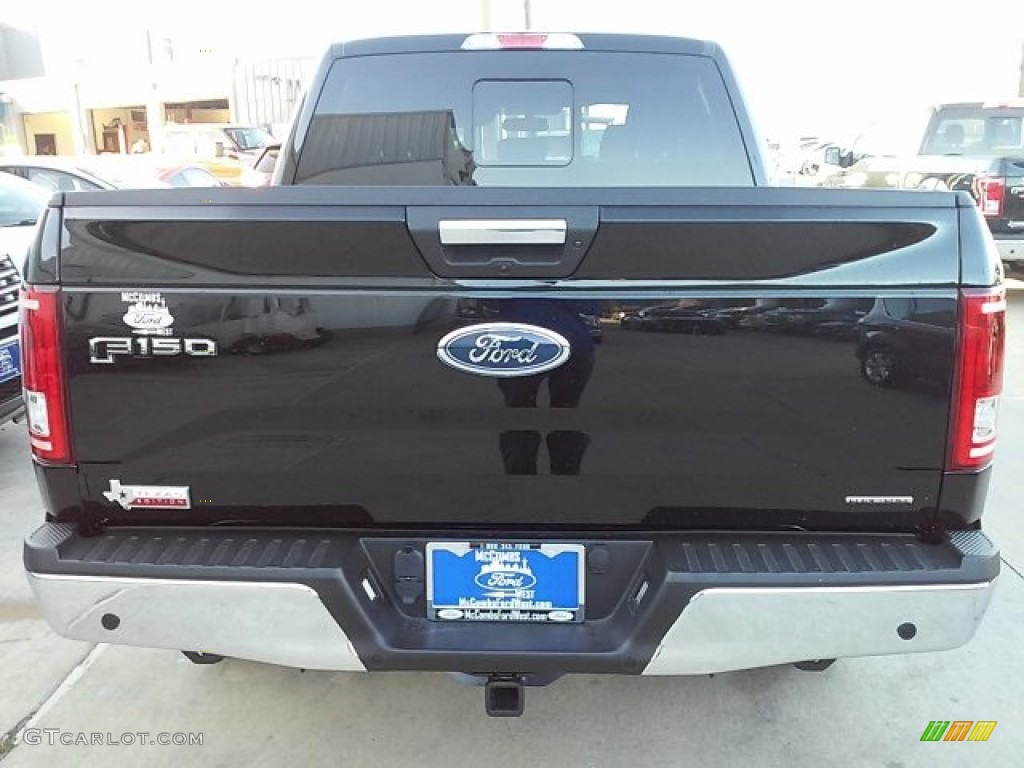 2016 F150 XLT SuperCrew - Shadow Black / Medium Earth Gray photo #13