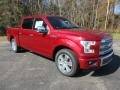 2016 Ruby Red Ford F150 Platinum SuperCrew  photo #1