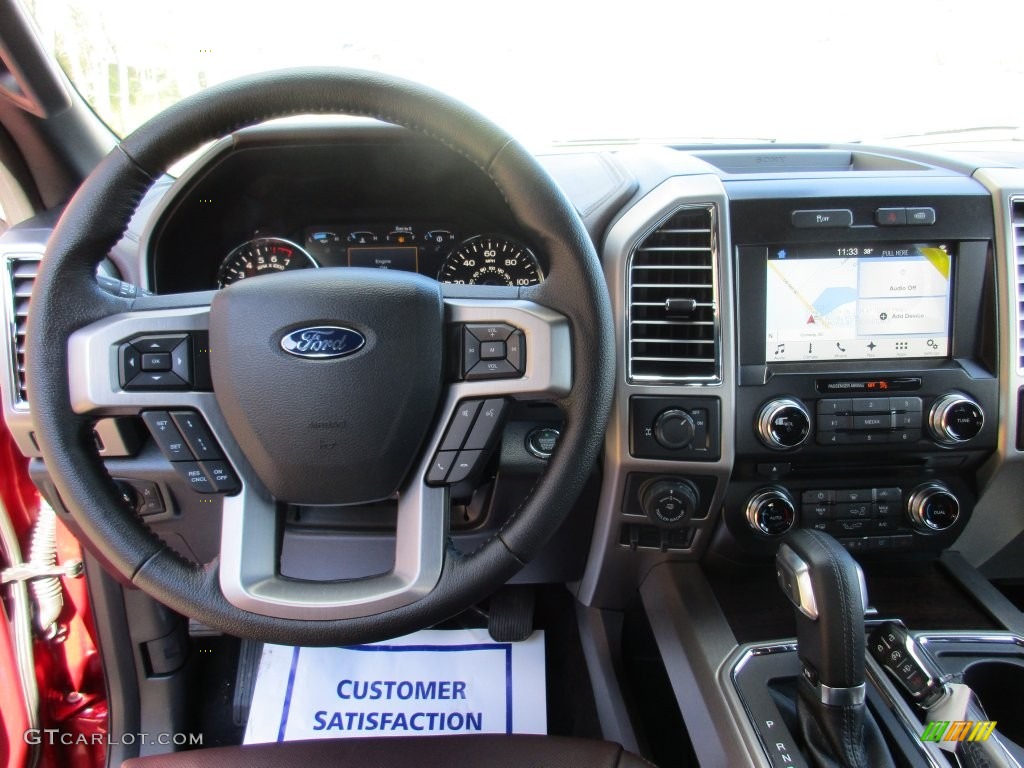 2016 F150 Platinum SuperCrew - Ruby Red / Platinum Brunello photo #22