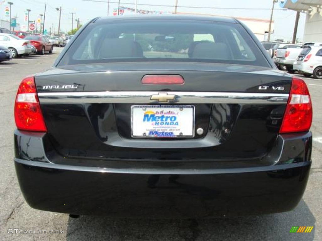 2007 Malibu LT Sedan - Black / Ebony Black photo #5